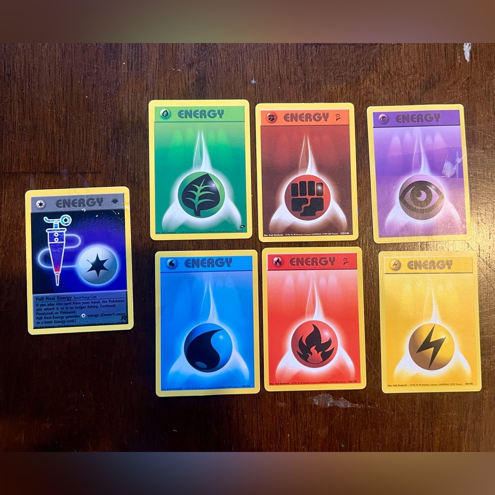 Pokémon Energy Trading Card Set